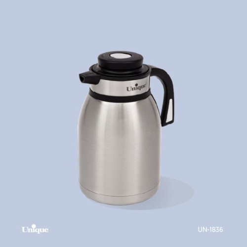 فلاسک استیل ۲ لیتری دکمه وسط یونیک